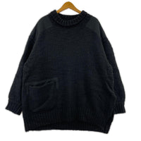 ニット 22AW パッチワークニット 2 ブラック