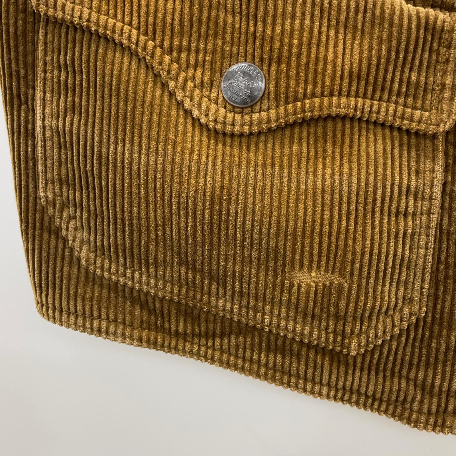 その他アウター CORDUROY VEST BRW M M ブラウン