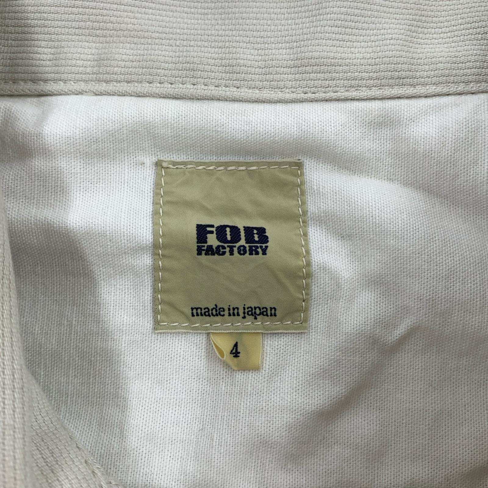 ブルゾン FOB FACTORY 2nd ピケ 4 4 ホワイト