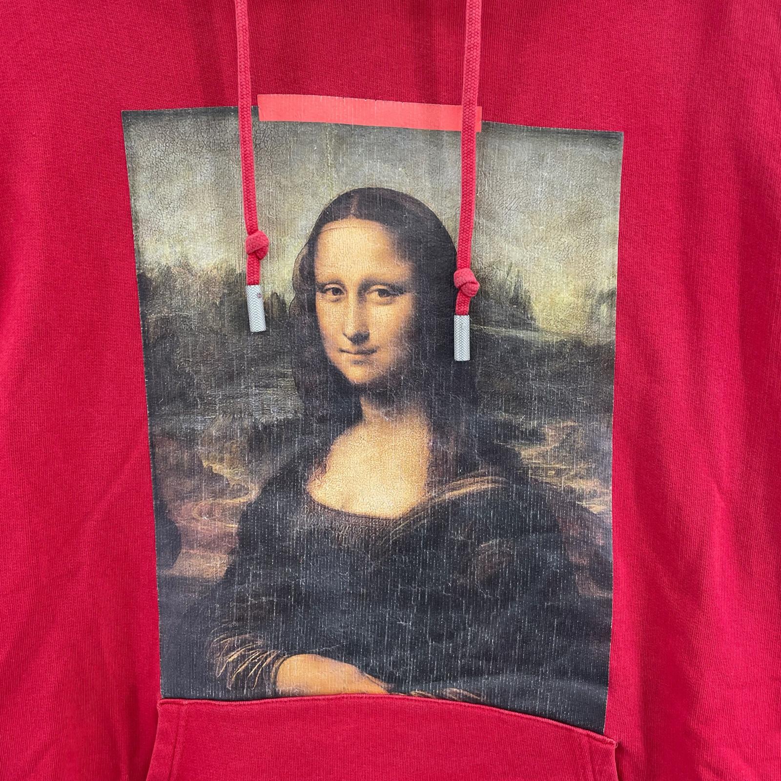 パーカー OFF-WHITE 18SS MONA LISA pullover Hoodie 赤 (M)OMBB029S18003012 M レッド