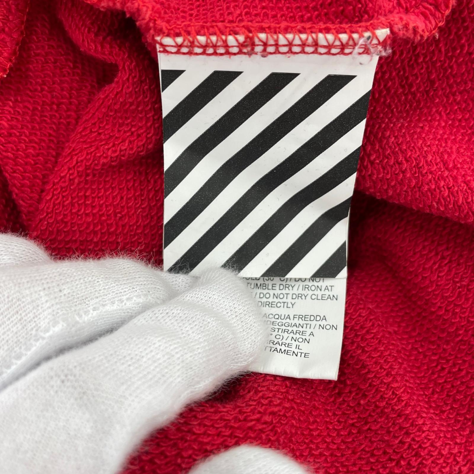 パーカー OFF-WHITE 18SS MONA LISA pullover Hoodie 赤 (M)OMBB029S18003012 M レッド