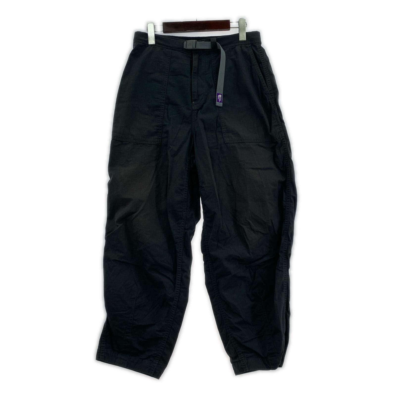 パンツ リップストップ ワイド クロップド パンツ グレー NT5064N グレー