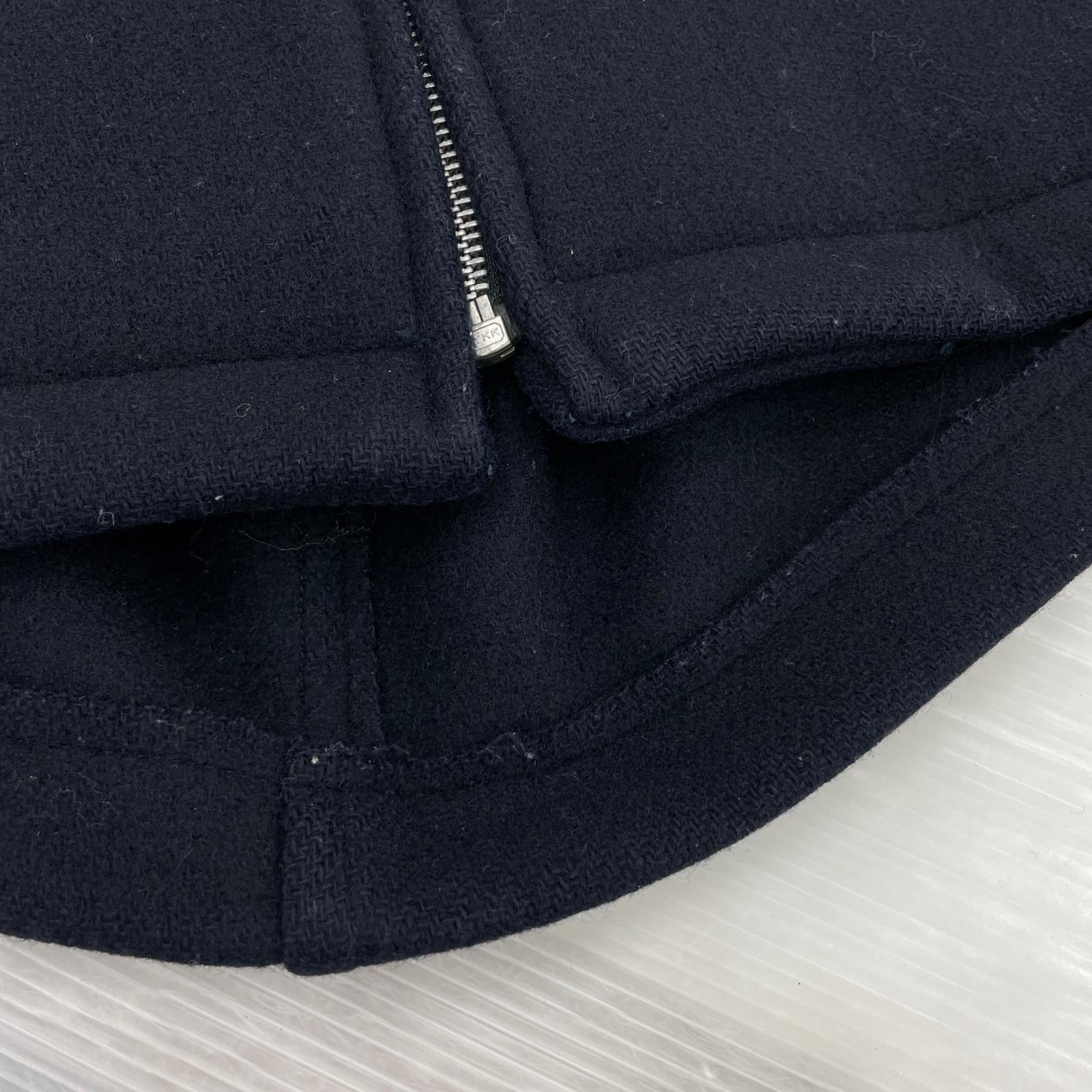 ジャケット HOMME 95AW 田中オム 袖レザージャケット M ネイビー
