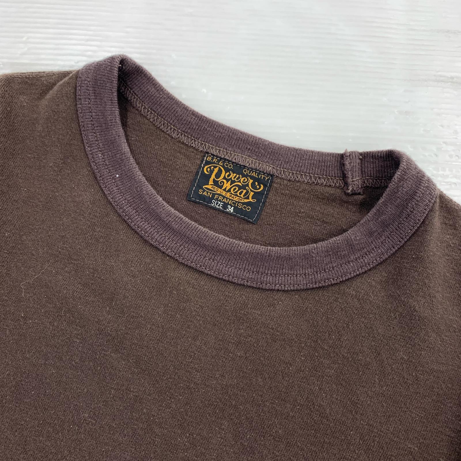 長袖Ｔシャツ 茶 (34) 34 ブラウン