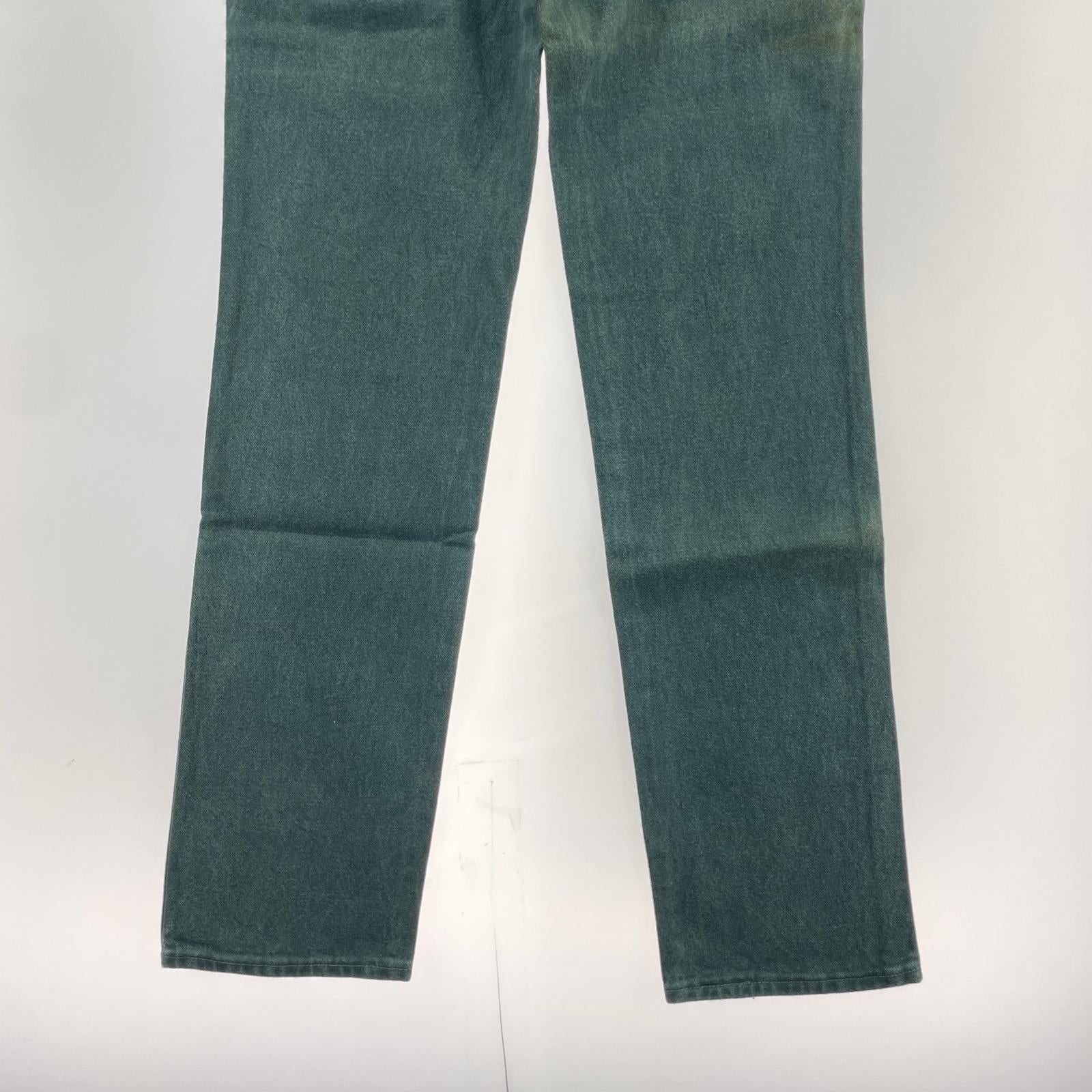 デニムパンツ USA製 W31 GRN 31 グリーン