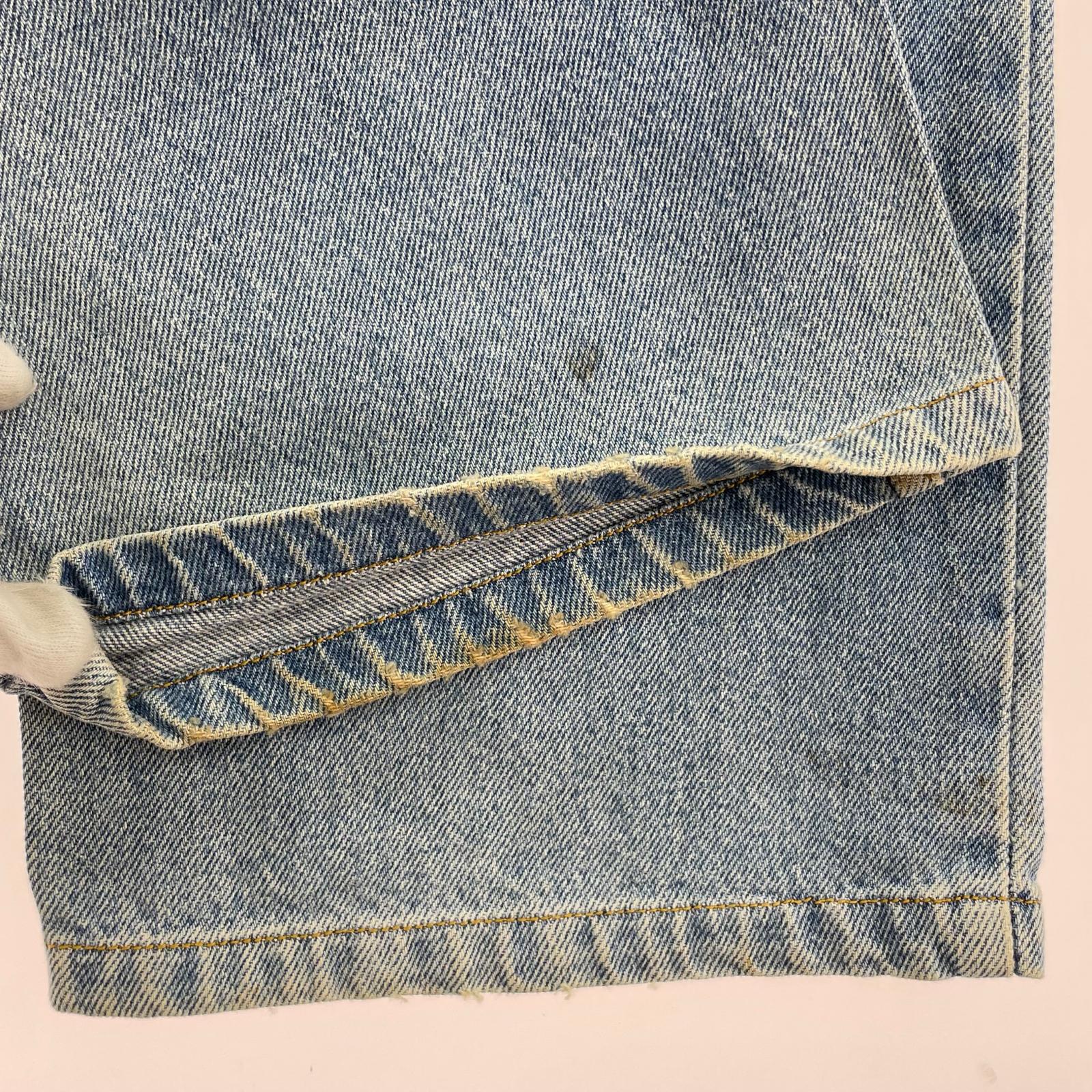 デニムパンツ 80s LEE RIDERS W34 BLU 34 ブルー