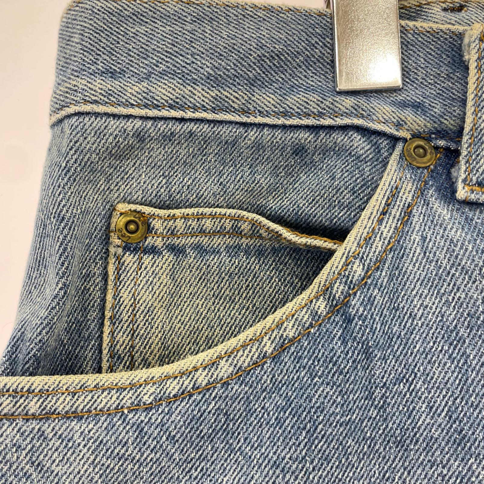 デニムパンツ 80s LEE RIDERS W34 BLU 34 ブルー