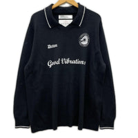 ニット Lame Soccer Uniform Knit Pullover BLK M M ブラック