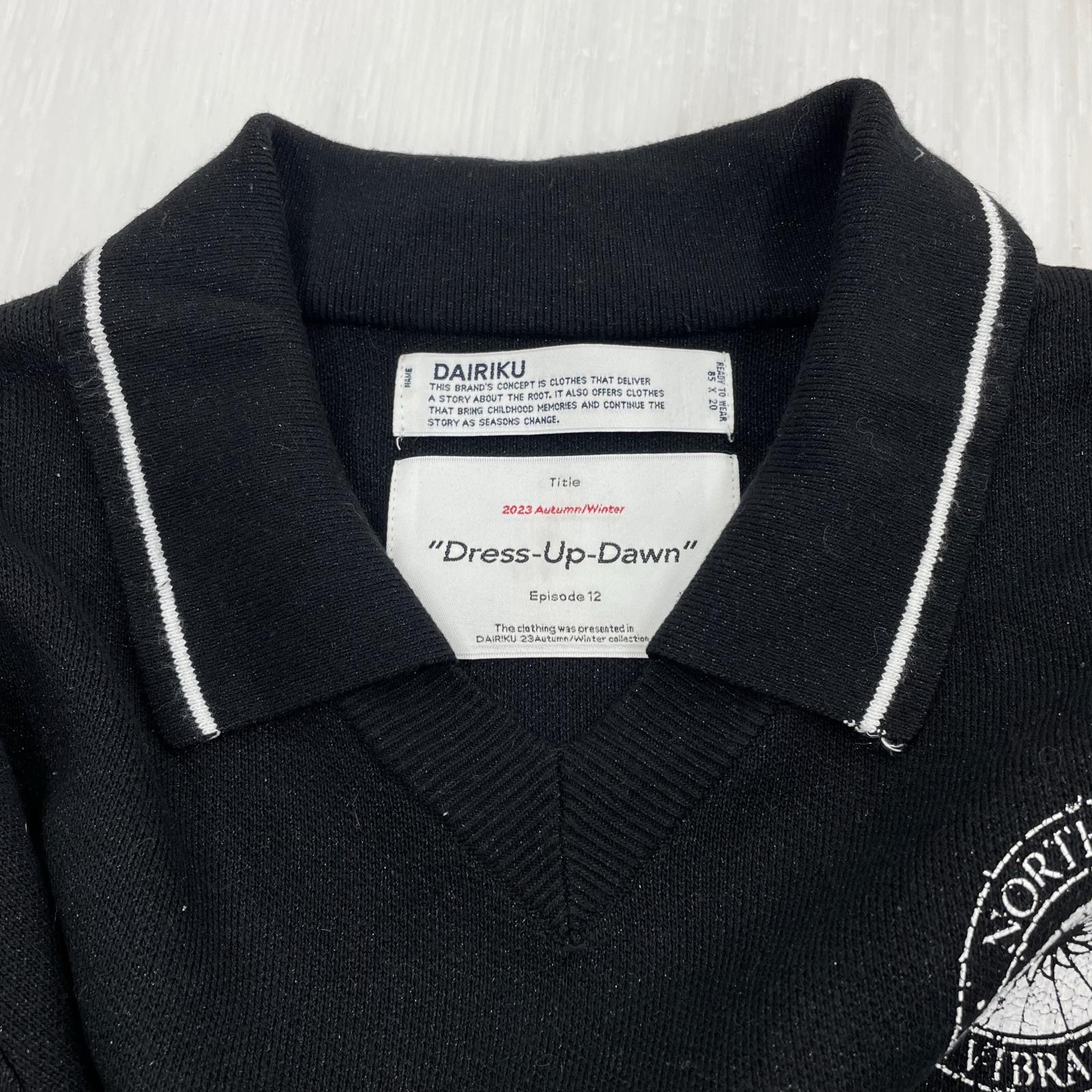 ニット Lame Soccer Uniform Knit Pullover BLK M M ブラック