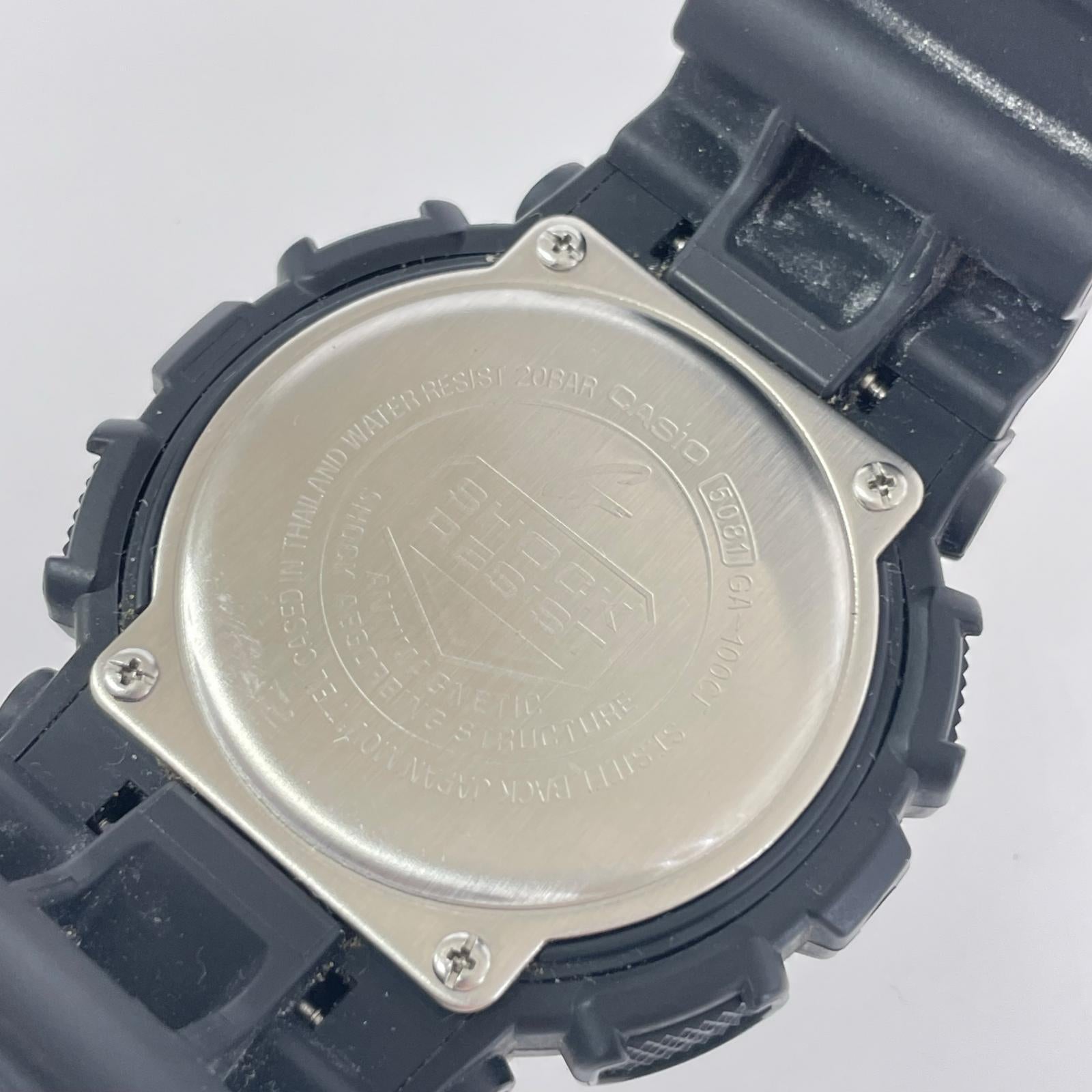 腕時計 GA-100CF デジアナ ブラック