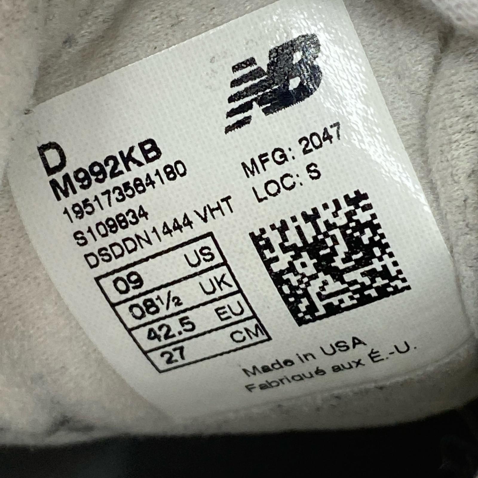 スニーカー Kith × New Balance 992 "Kithmas Collection - Burgundy" (M992KB)-27 27cm (US9 UK8 1/2 EU44) マルチカラー