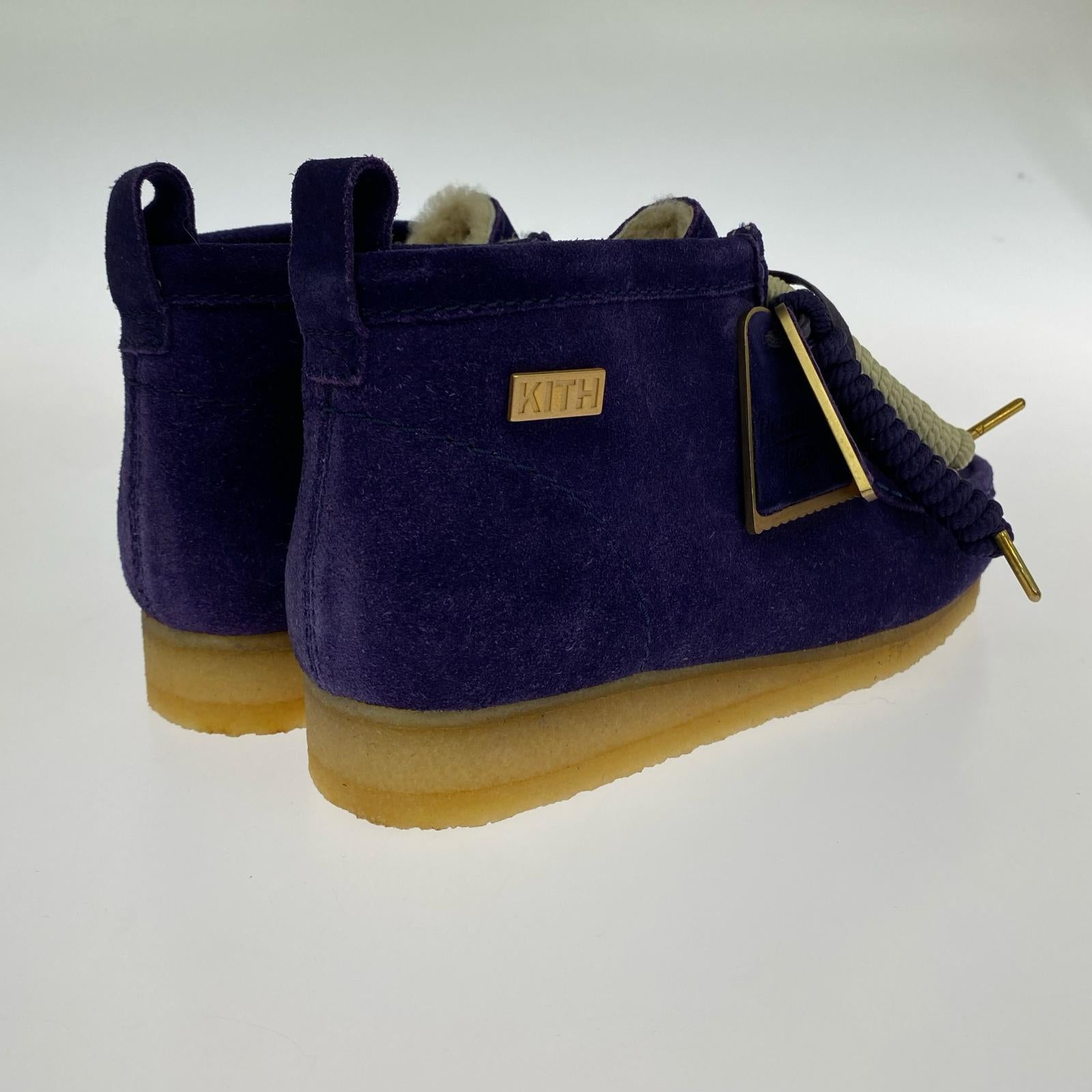 ブーツ × KITH Wallabee パープル 27cm (US9 UK8 1/2 EU44) パープル