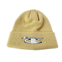 ニットキャップ × Champion 3D Metallic Beanie ﾍﾞｰｼﾞｭ ベージュ