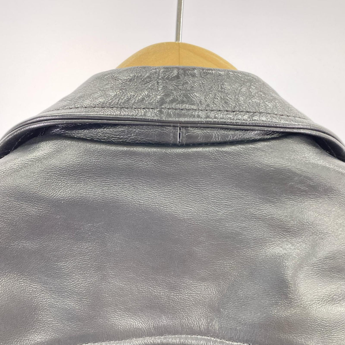 ライダースジャケット REAL LEATHER イギリス製 ブラック