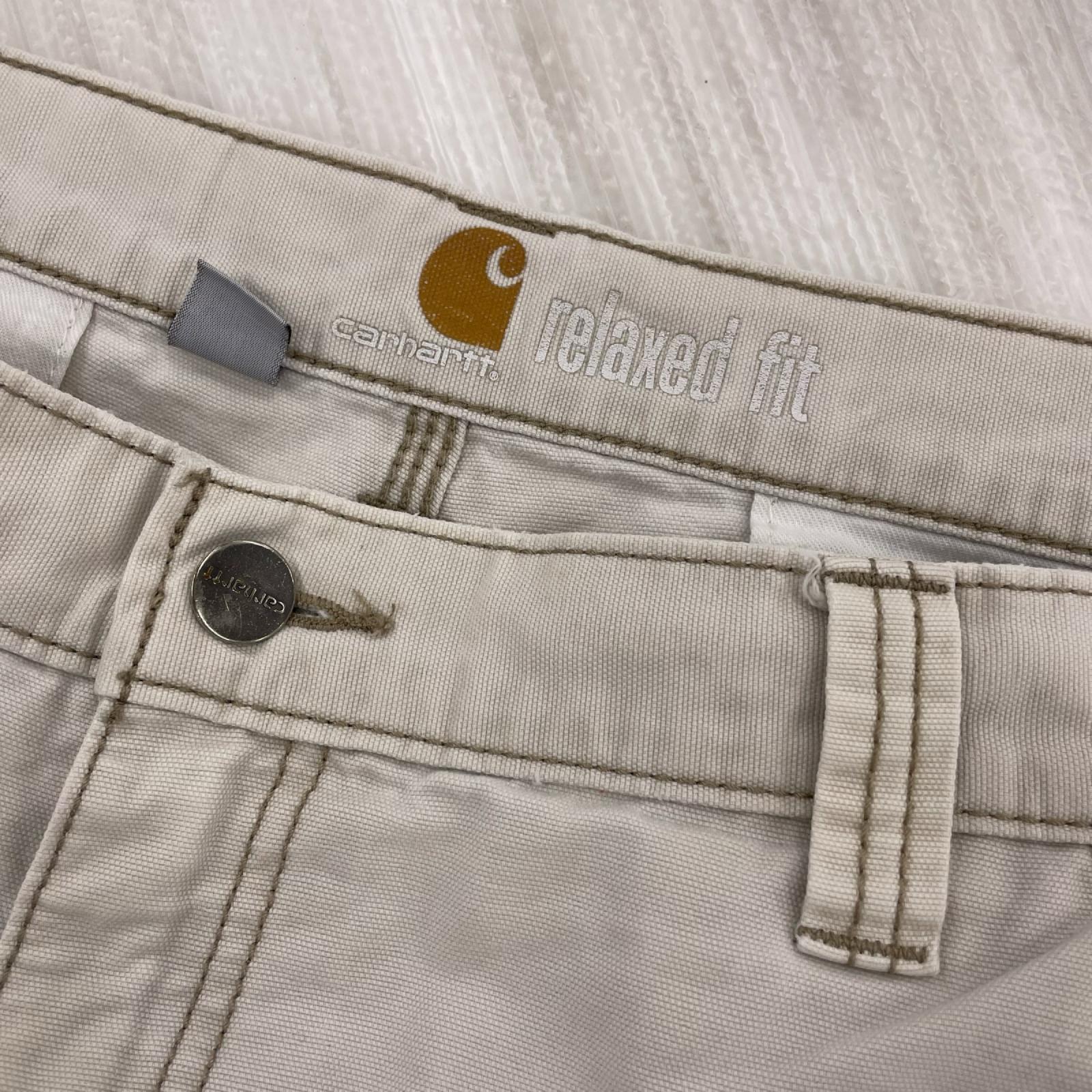 ショートパンツ ﾀﾞｯｸ地 ﾜｰｸｼｮｰﾂ 白 (W36表記) 36 ホワイト