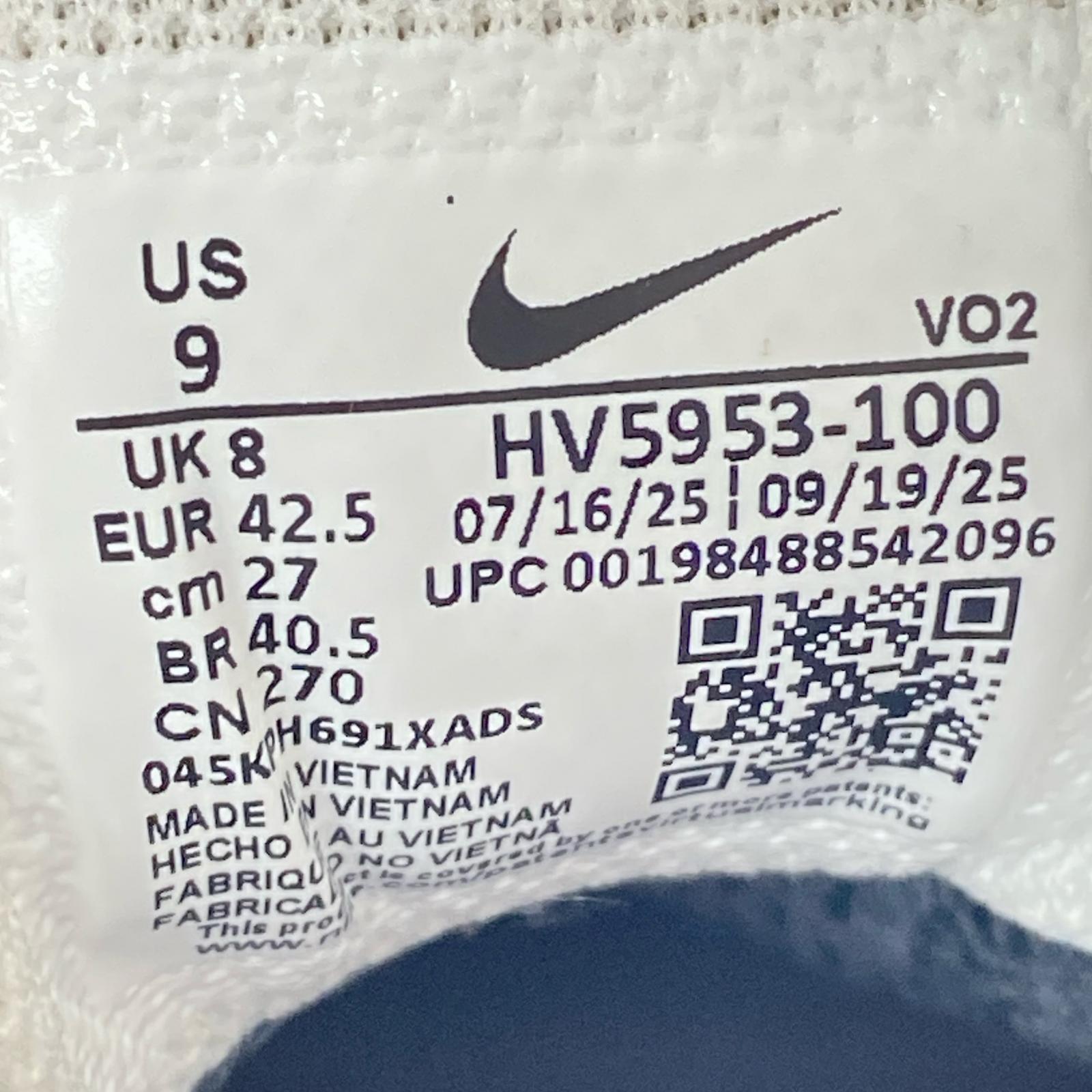 スニーカー AIR FORCE1 LOW GORE-TEX Vibram 27cm (US9 UK8 1/2 EU44) ホワイト