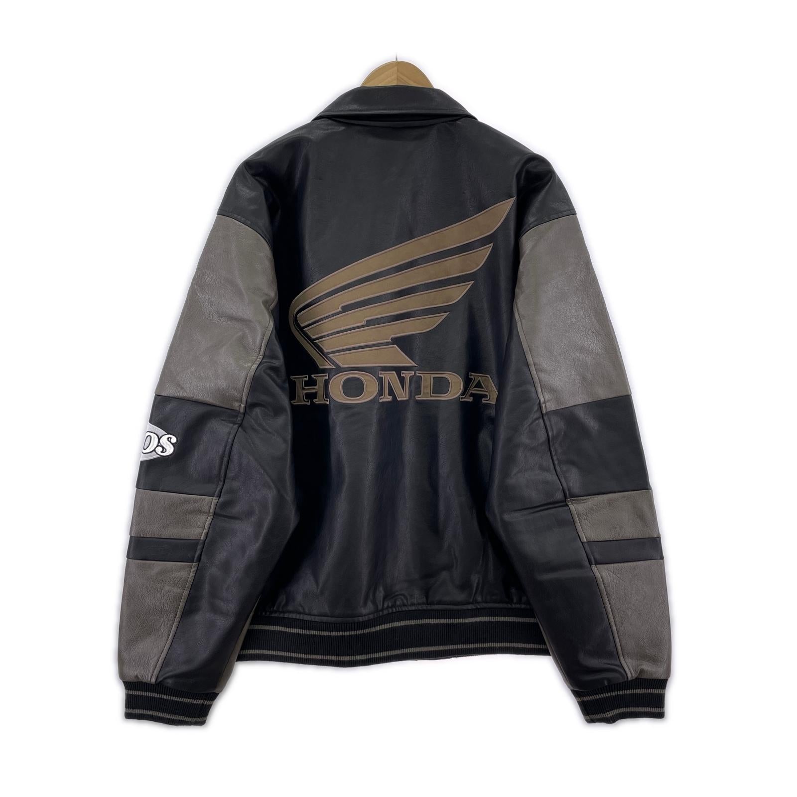 ジャケット atmos HONDA Synthesis Leather Jacket ブラック