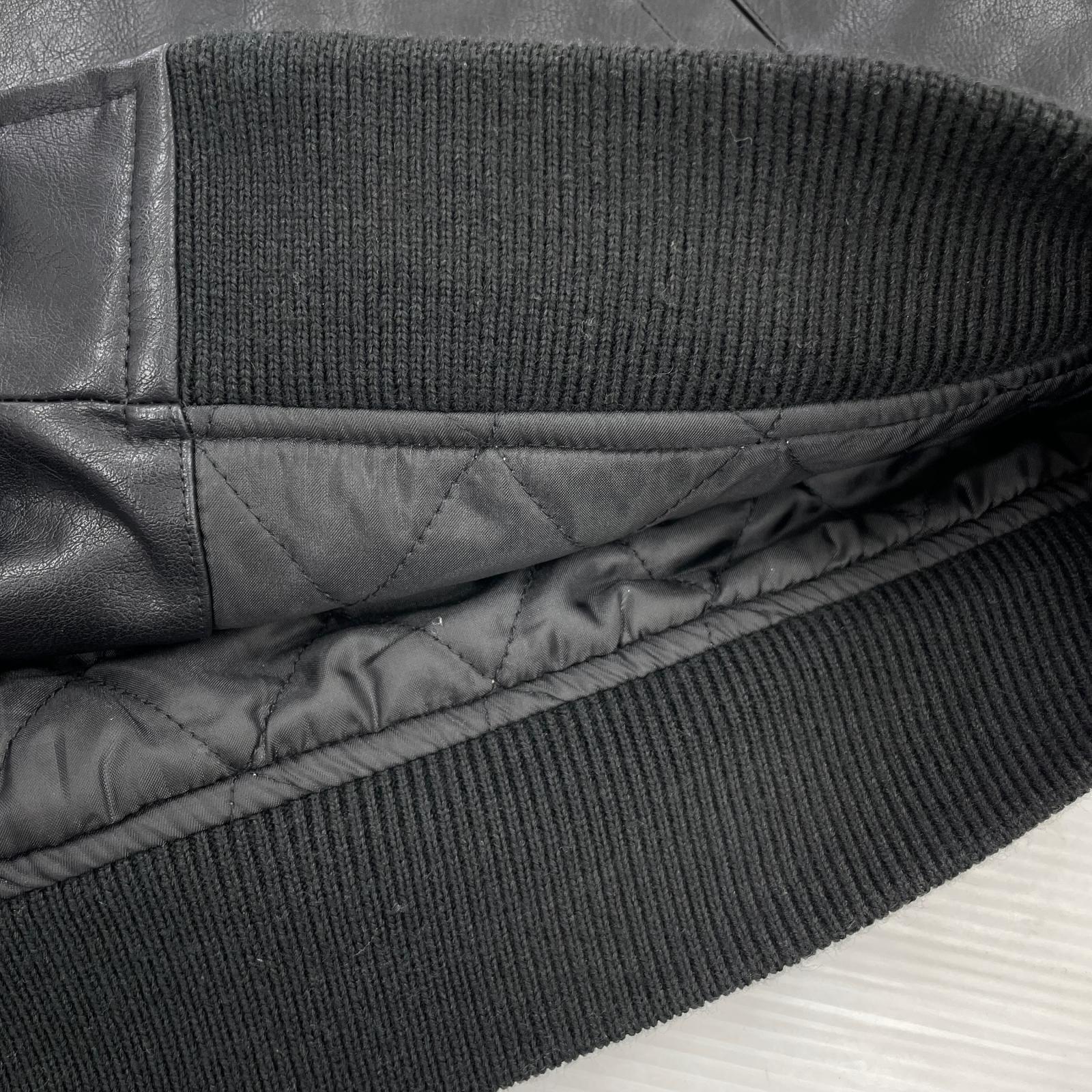 ジャケット atmos HONDA Synthesis Leather Jacket ブラック