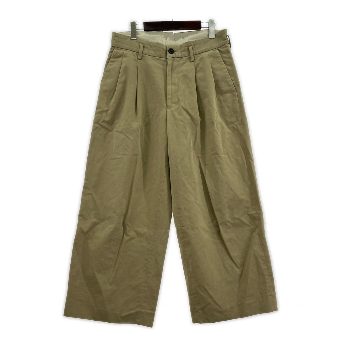 パンツ 18AW コットンパンツ 3 3 ベージュ