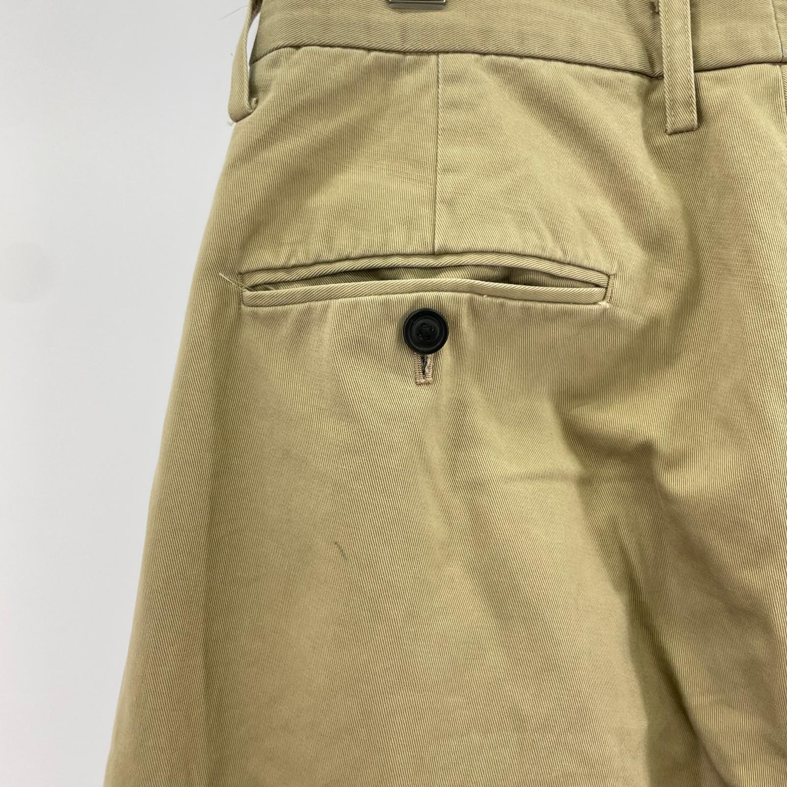 パンツ 18AW コットンパンツ 3 3 ベージュ