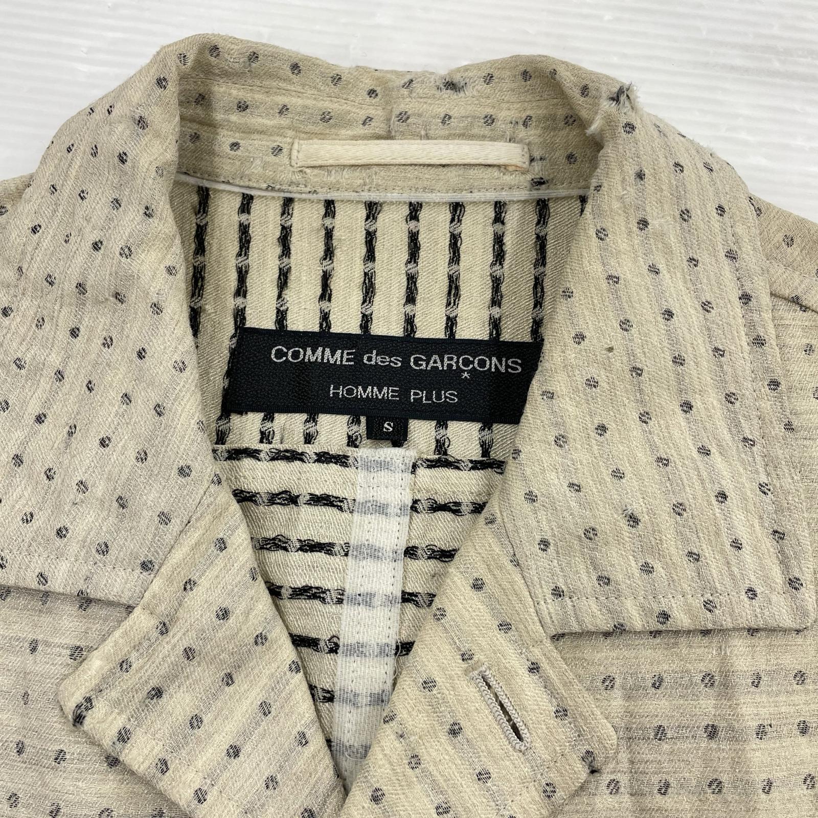 ジャケット HOMME PLUS 96SS リネン混 ジャケット S S ベージュ
