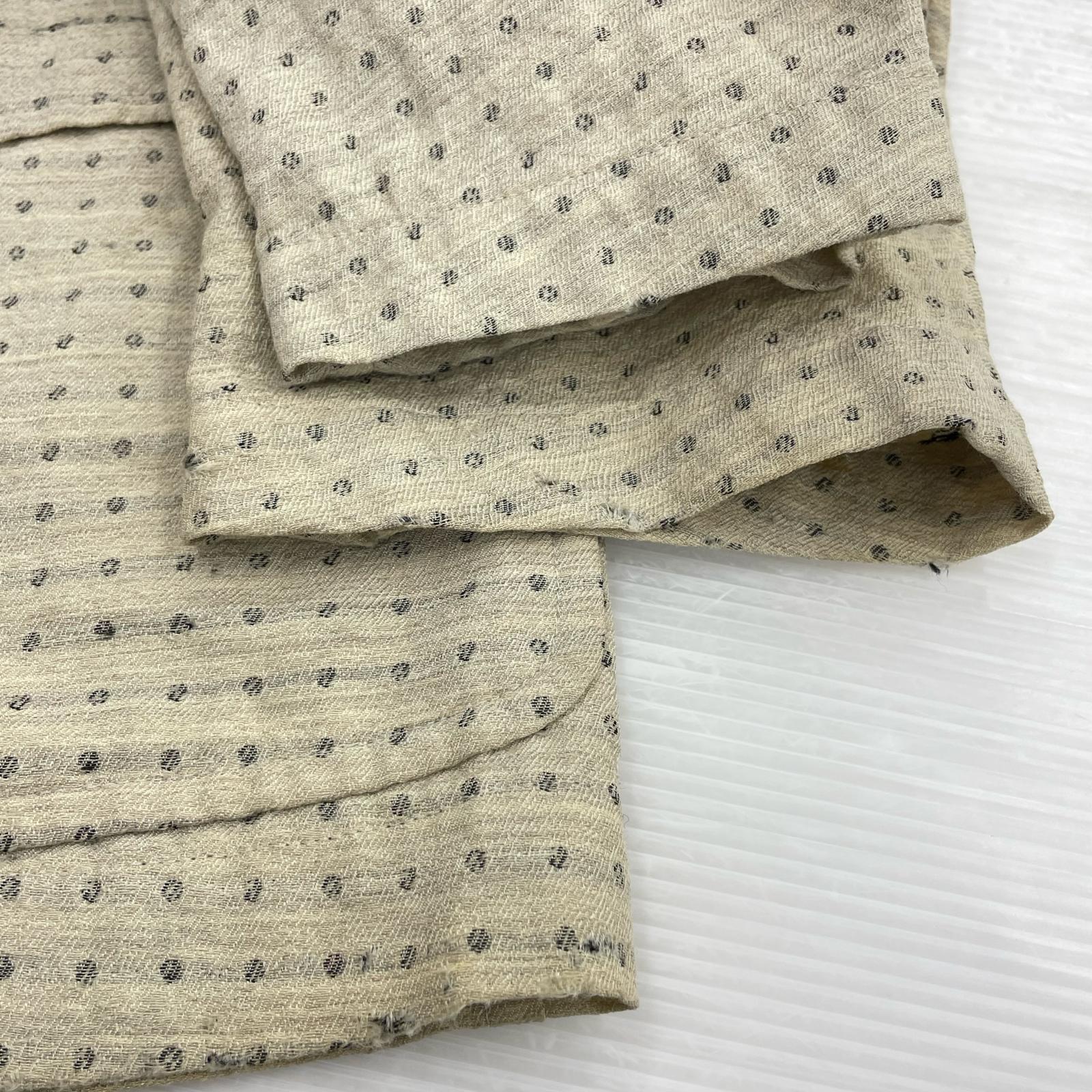 ジャケット HOMME PLUS 96SS リネン混 ジャケット S S ベージュ