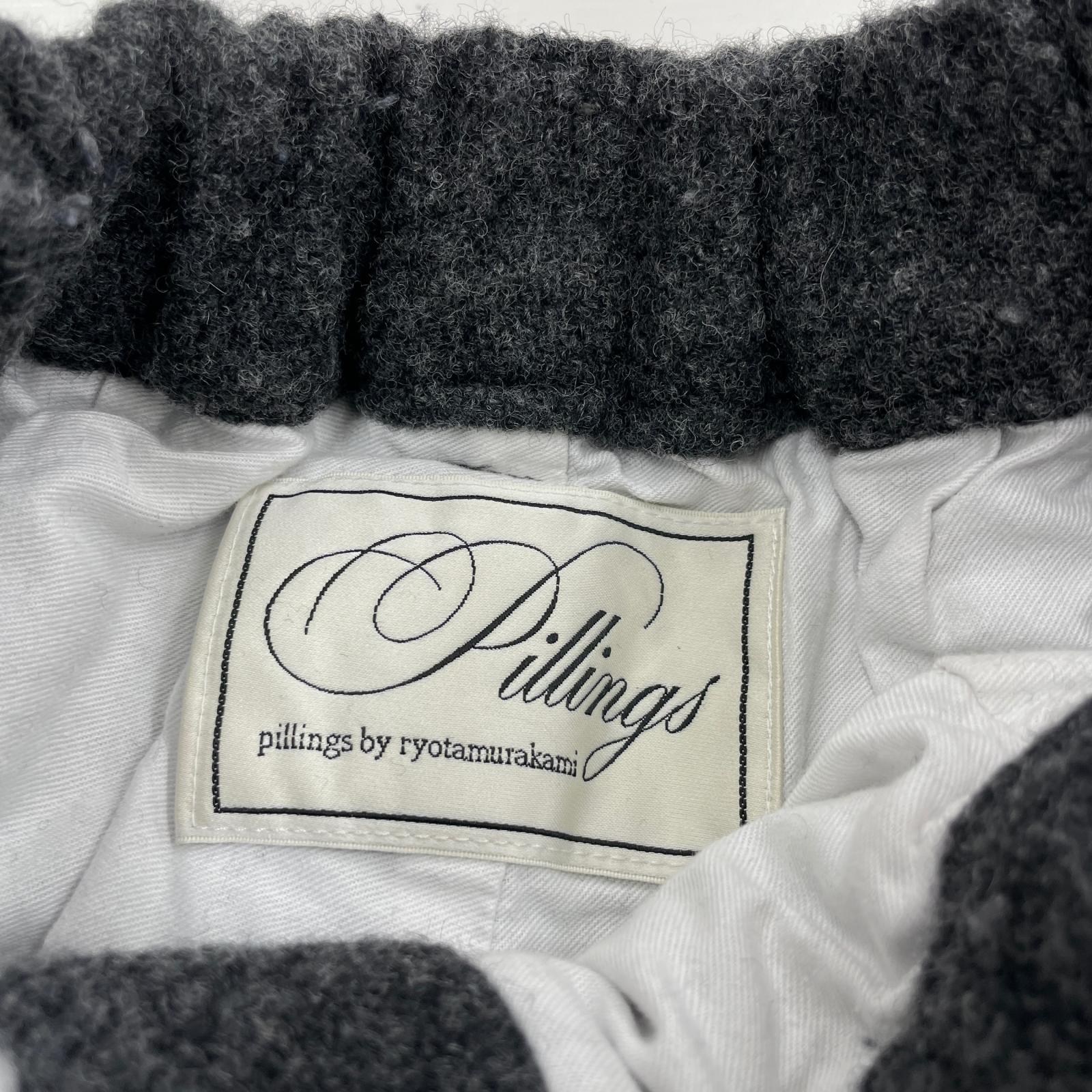 パンツ Pillings ウールパンツ グレー グレー