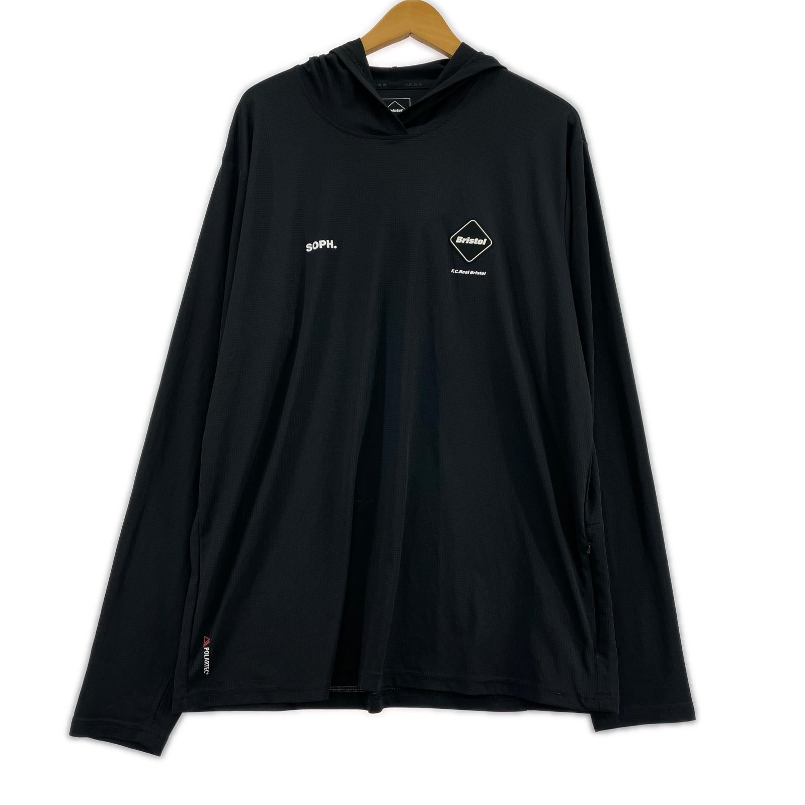 パーカー 23AW/POLARTEC POWER DRY RIP STOP HOODIE ブラック