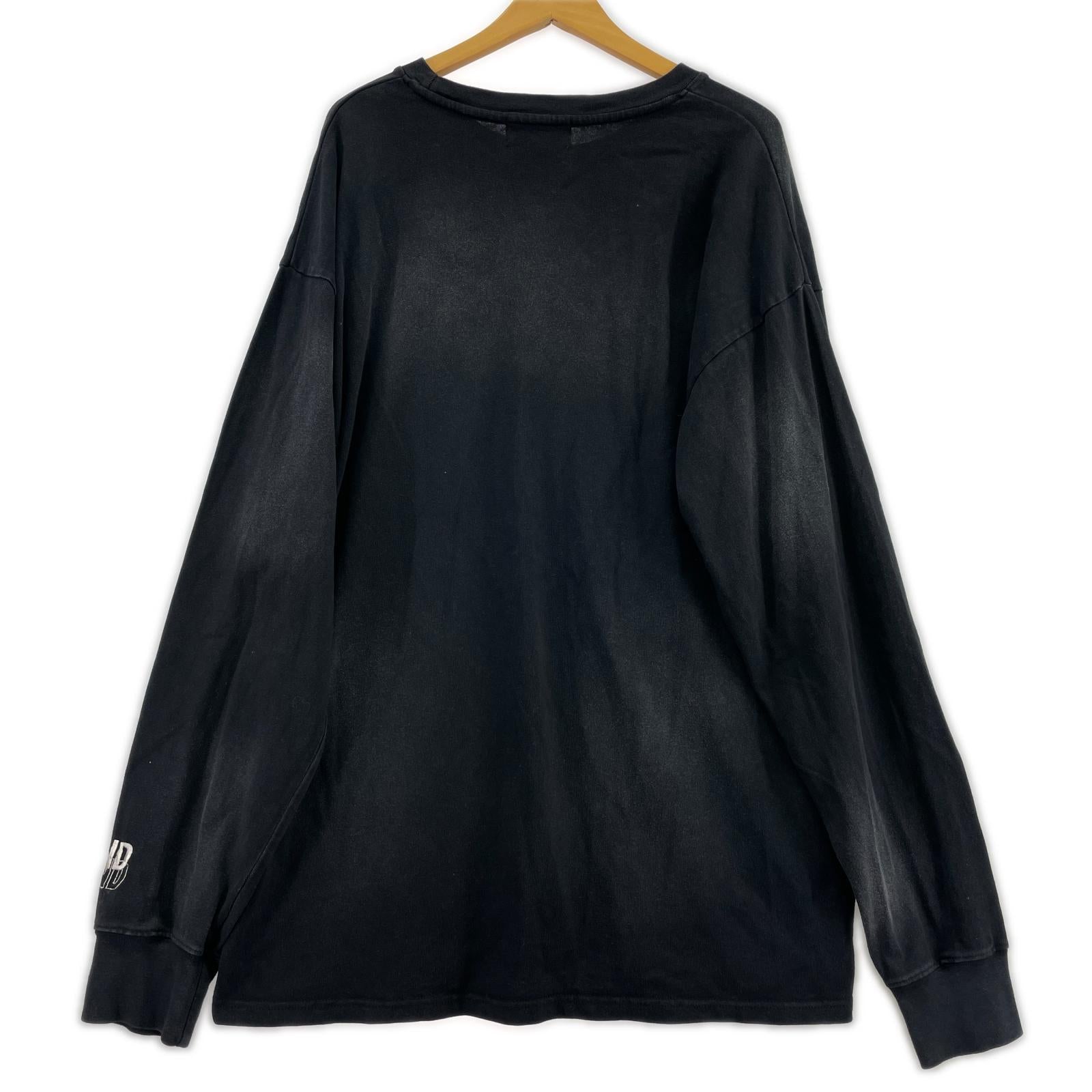 長袖Ｔシャツ SULFUR DYEING LOGO L/S/XL/ブラック ブラック