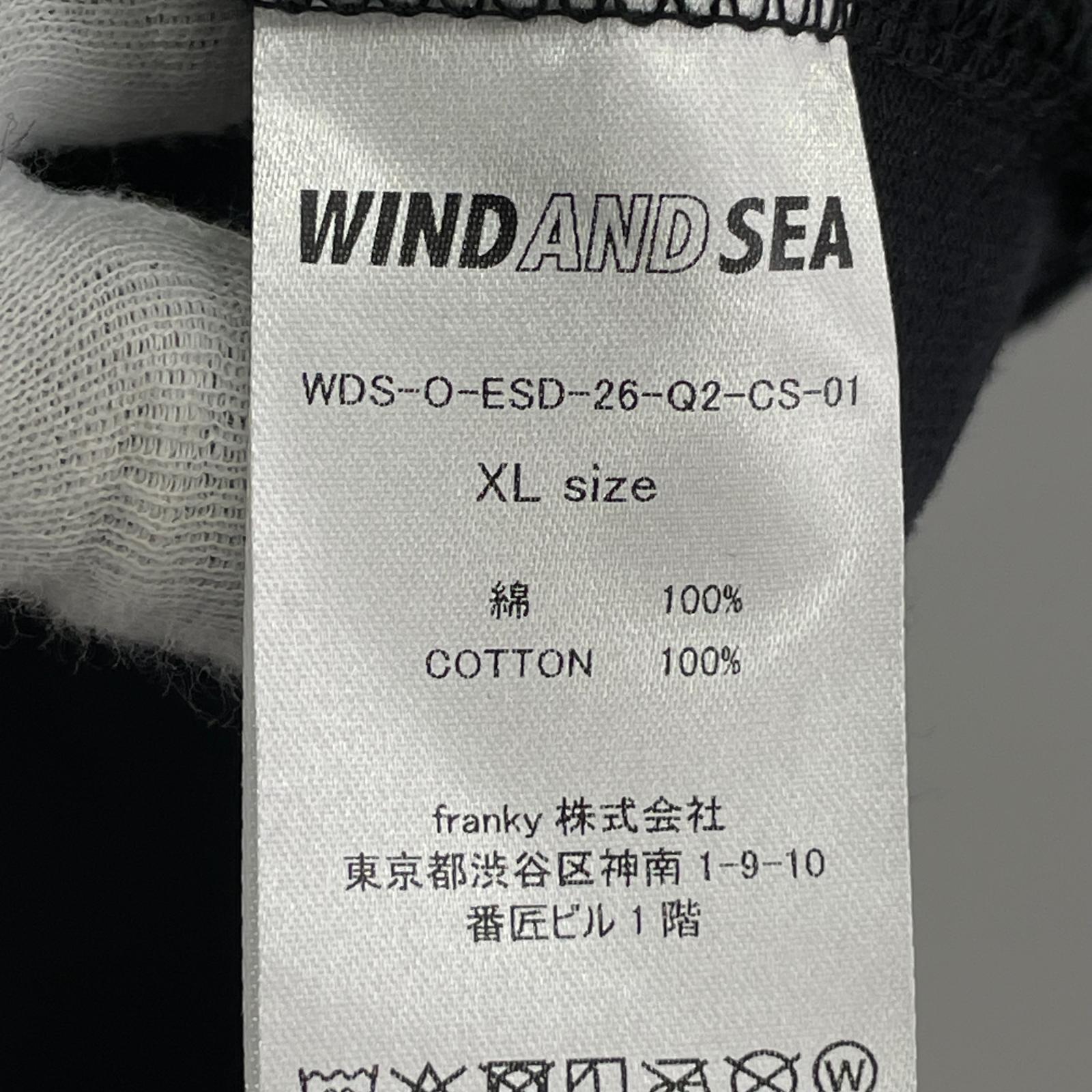 長袖Ｔシャツ SULFUR DYEING LOGO L/S/XL/ブラック ブラック