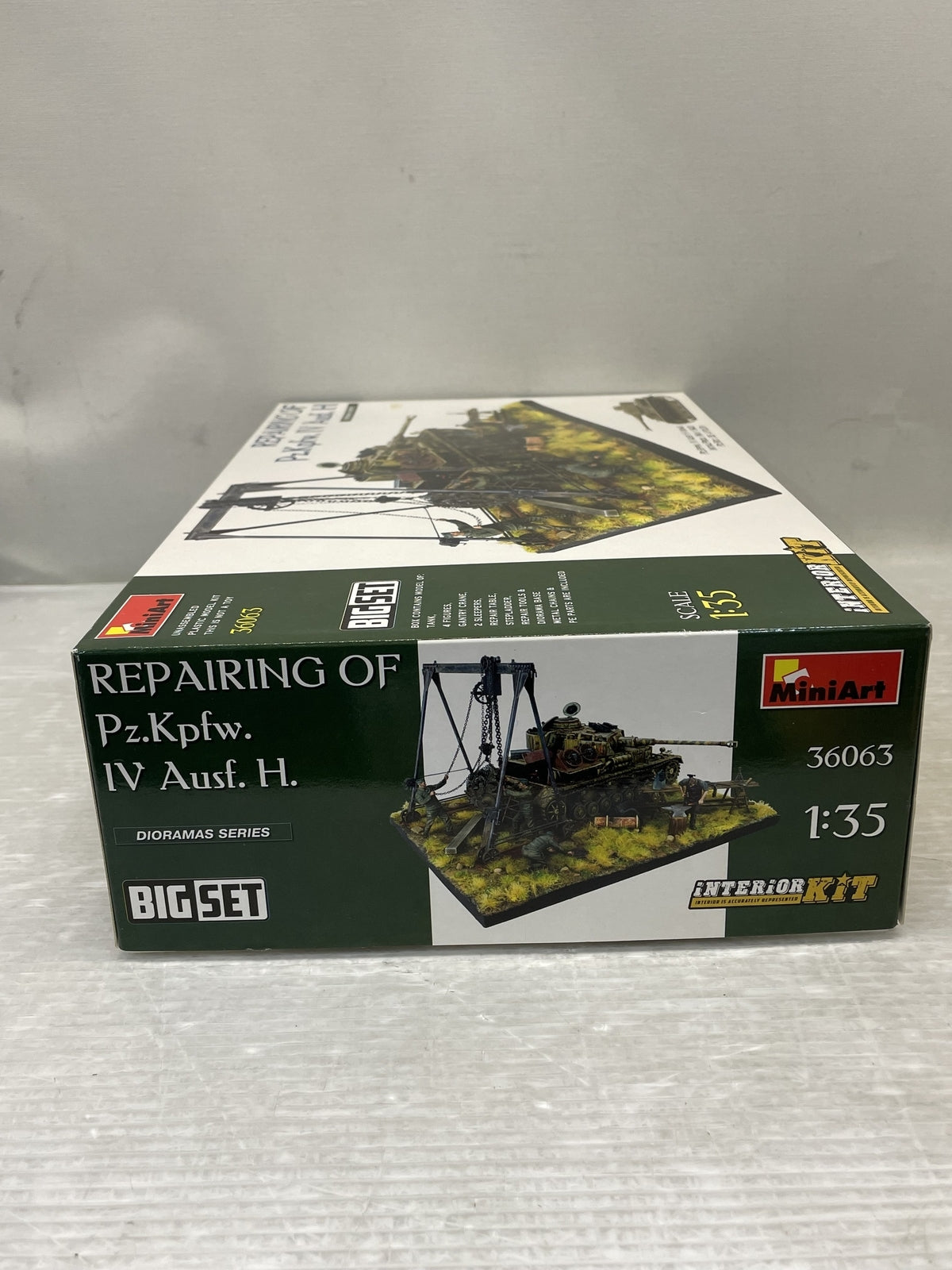 1/35 Pz.Kpfw. IV Ausf. H. 修理中 ビッグセット ミリタリープラモ