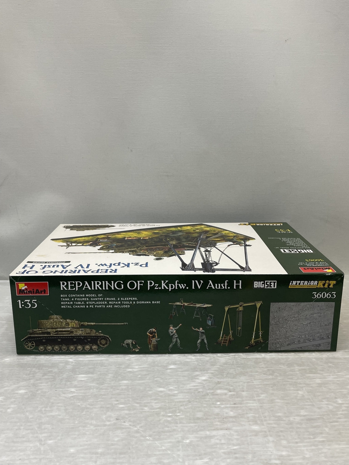 1/35 Pz.Kpfw. IV Ausf. H. 修理中 ビッグセット ミリタリープラモ