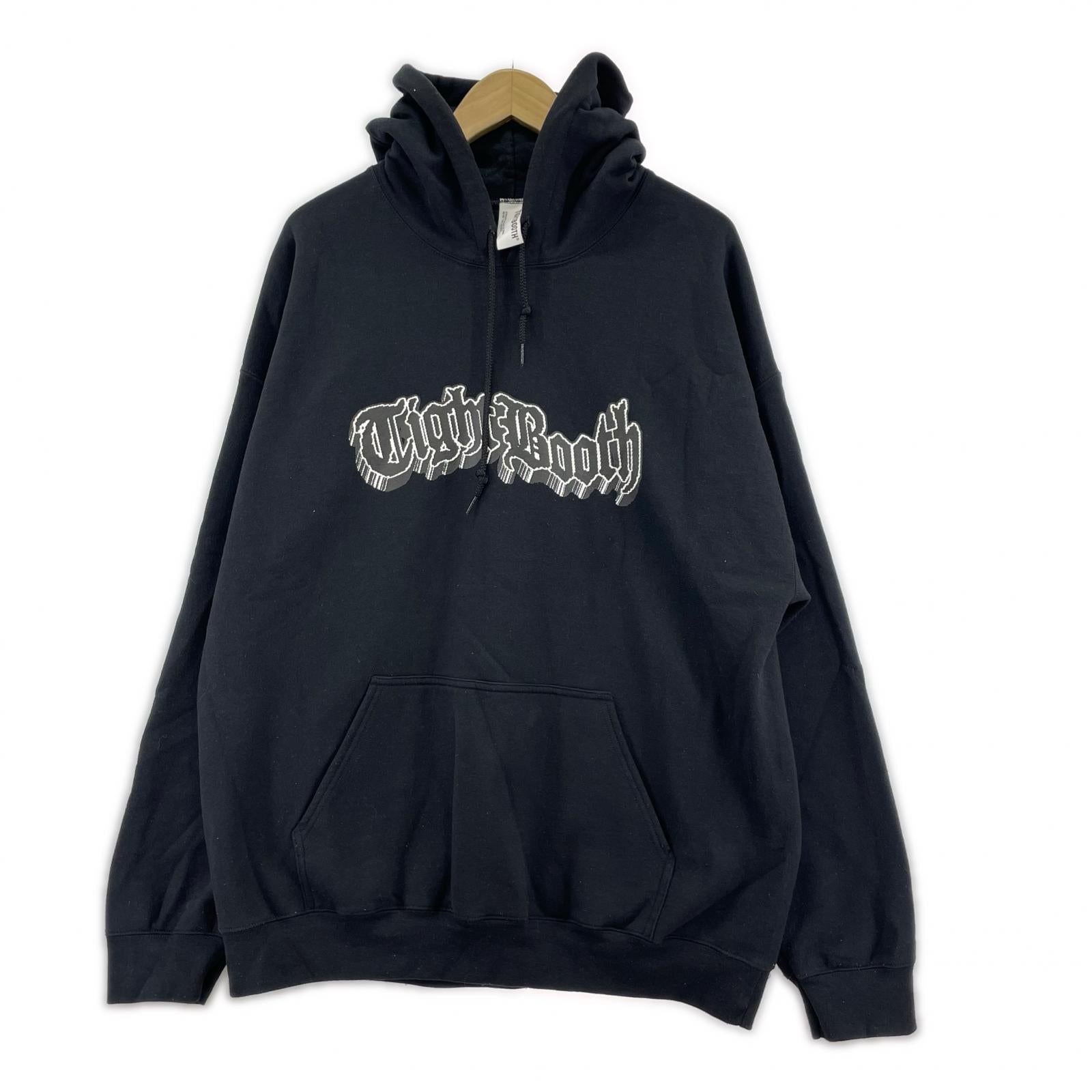 パーカー 3D LOGO HOODED SWEAT SHIRT-Ｌ L ブラック