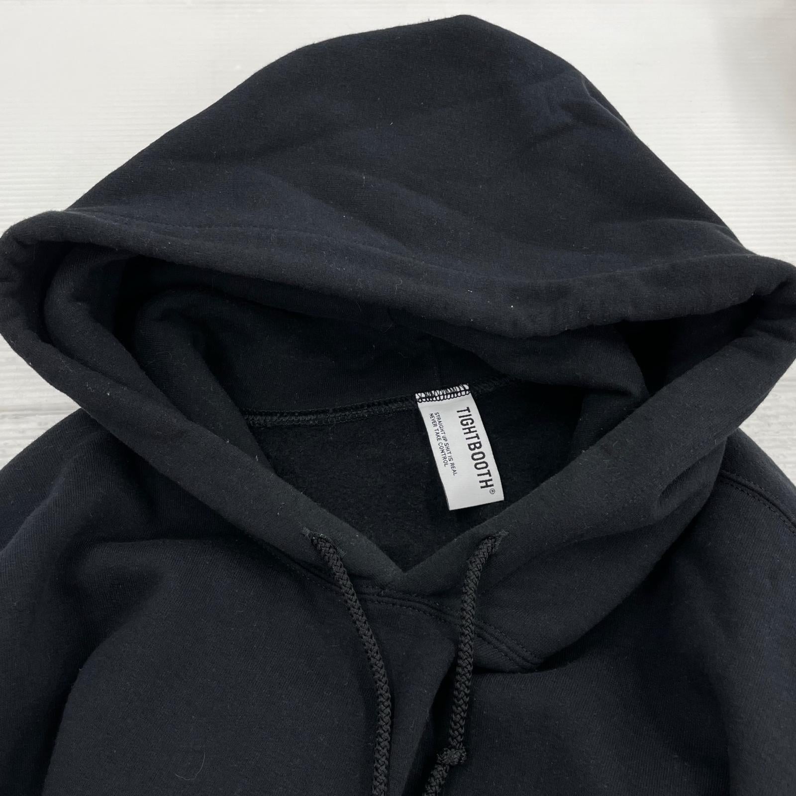 パーカー 3D LOGO HOODED SWEAT SHIRT-Ｌ L ブラック