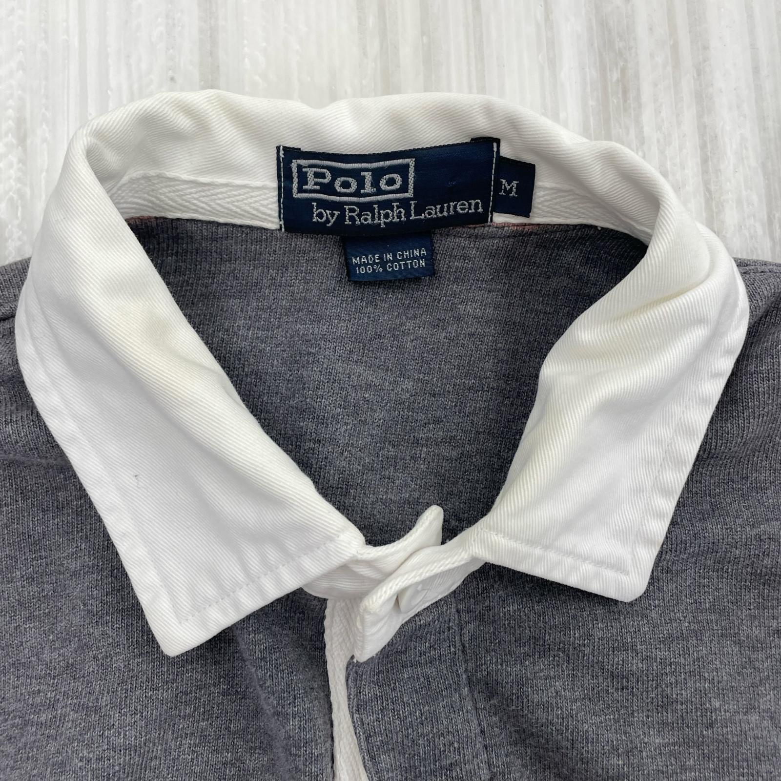 長袖Ｔシャツ グレー ボーダー(M) M グレー