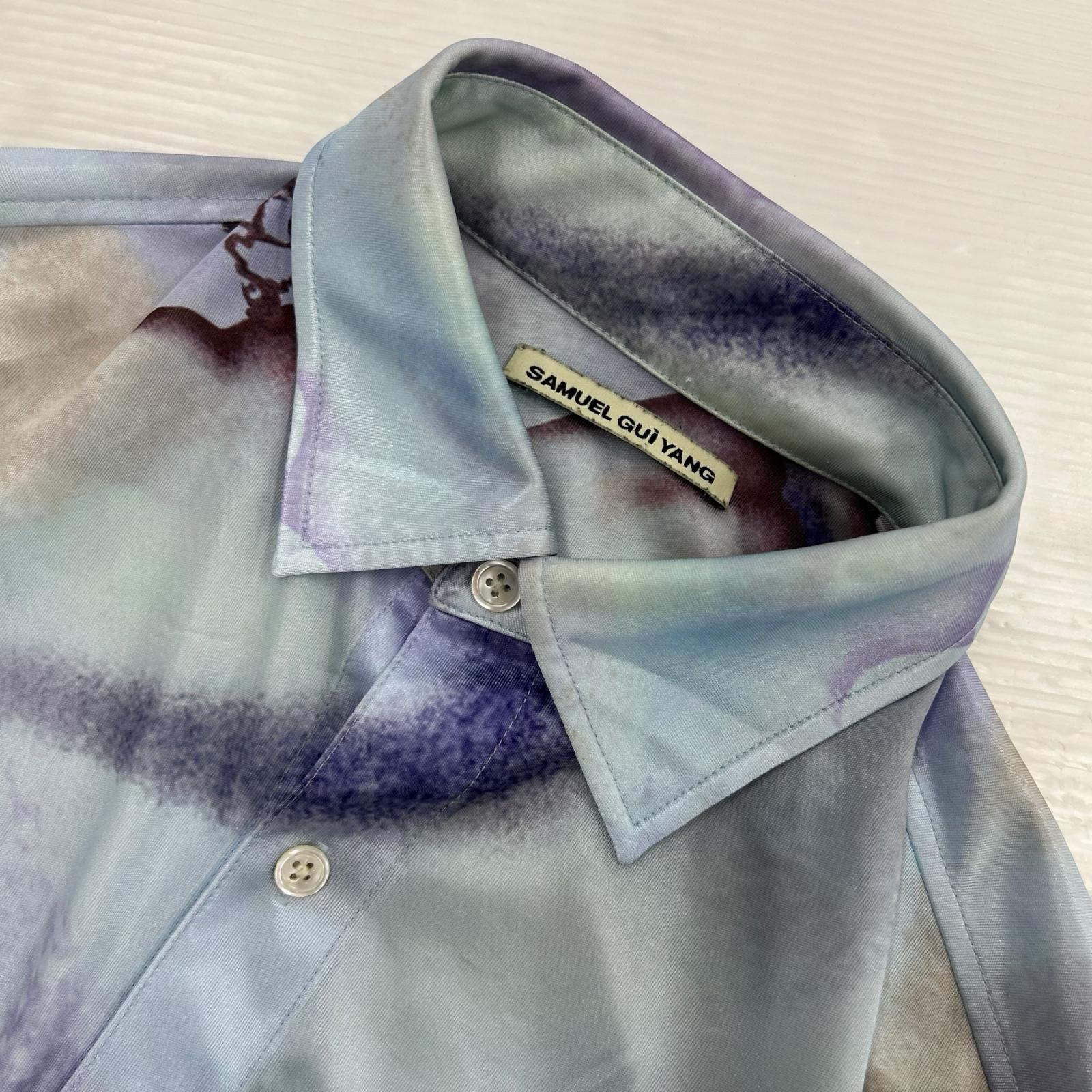 長袖シャツ SAMUEL GUI YANG 総柄ｼｬﾂ マルチカラー