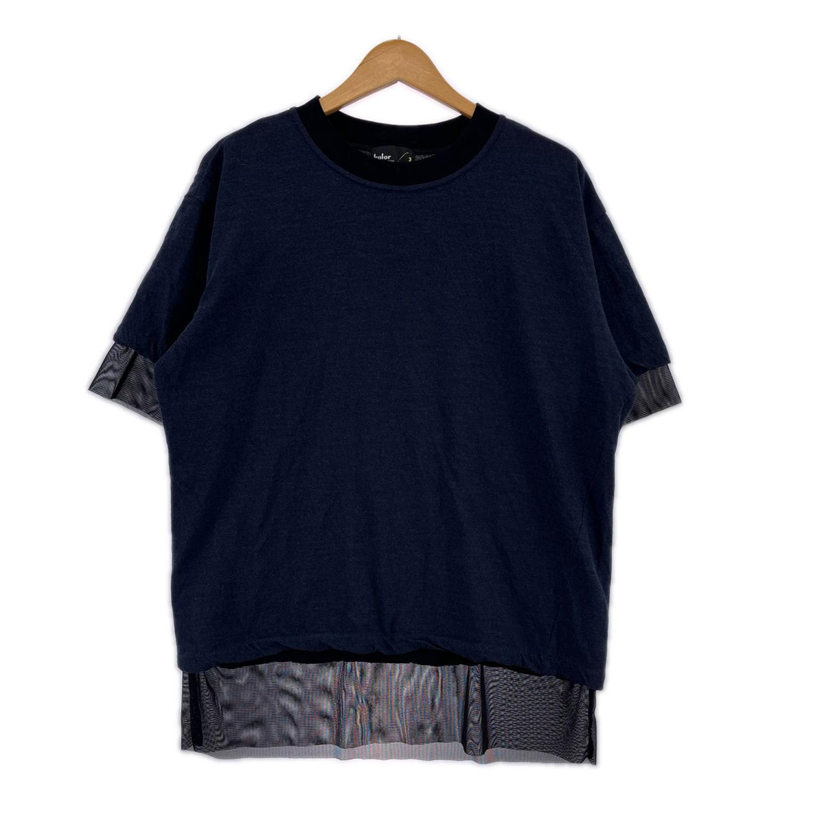 半袖Ｔシャツ ﾚｲﾔｰﾄﾞTee 青系 3