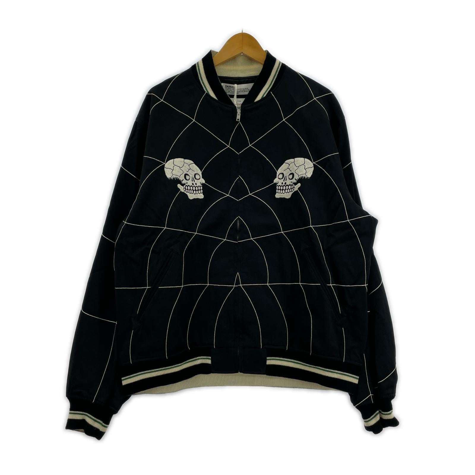 ジャケット DAIRIKU 24SS Snake&Skull Ska Jumper L 黒 L ブラック