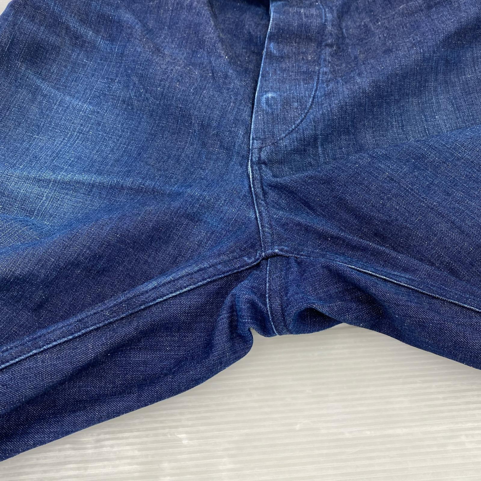 デニムパンツ COMOLI ベルテットデニムパンツ K01-03005 (2) 2 ブルー