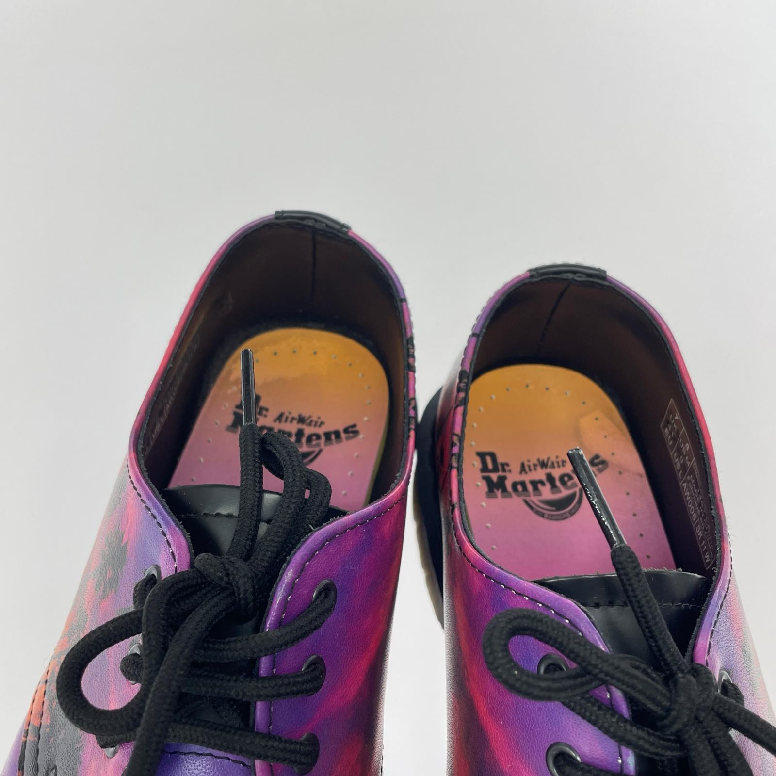 シューズ 1461 LA LEATHER OXFORD SHOES 3ホールシューズ UK7 25.5cm (US7 1/2 UK7 EU41) パープル