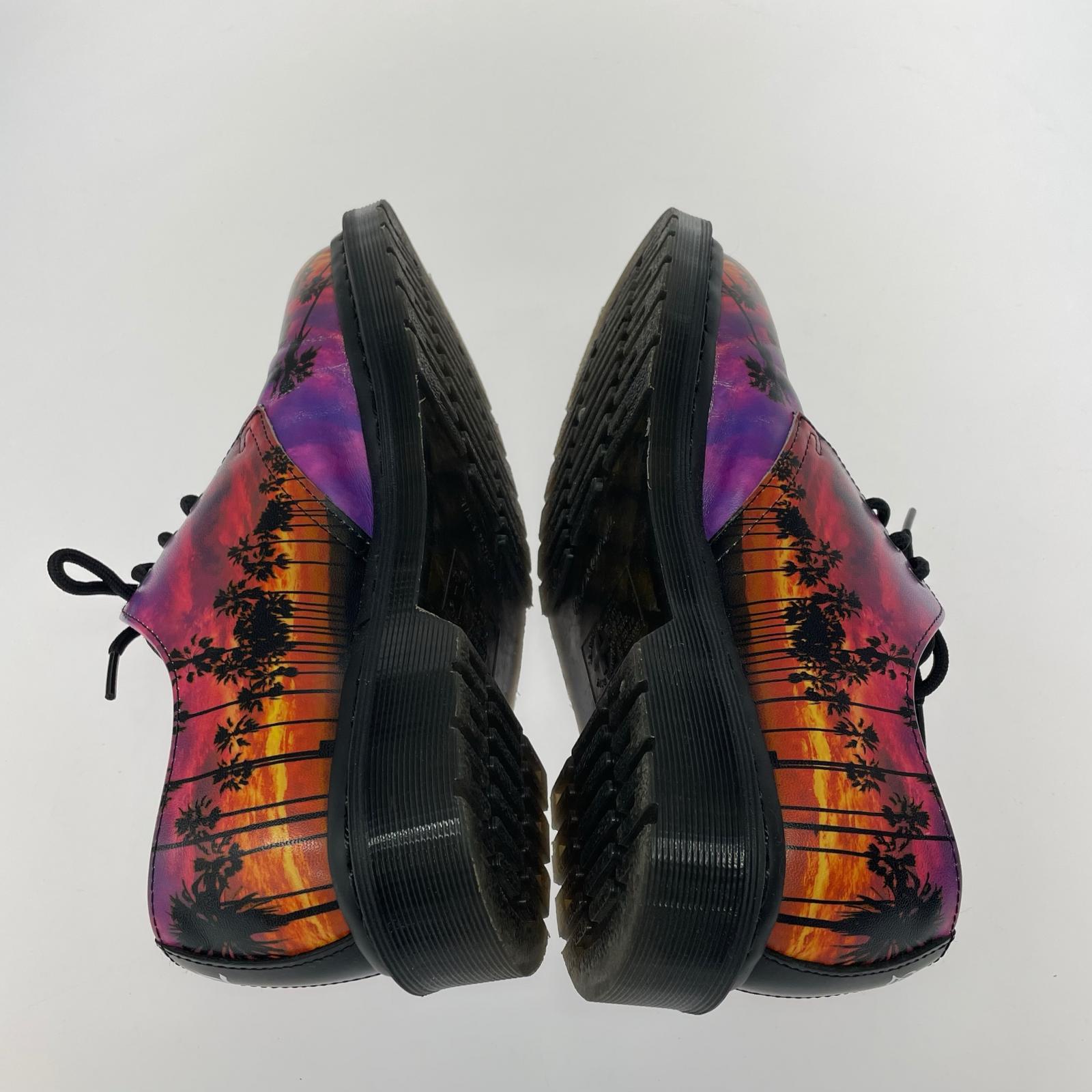 シューズ 1461 LA LEATHER OXFORD SHOES 3ホールシューズ UK7 25.5cm (US7 1/2 UK7 EU41) パープル