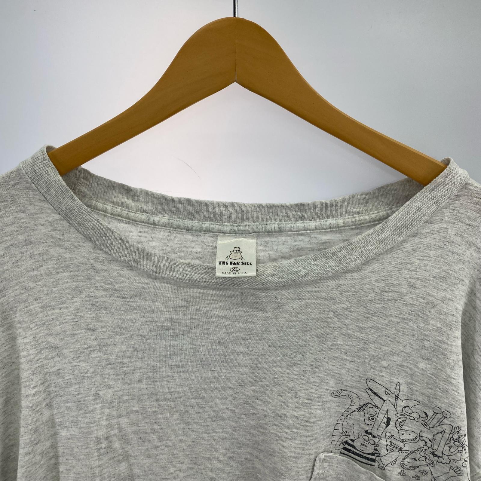 半袖Ｔシャツ 90s THE FAR SIDE Tシャツ グレー