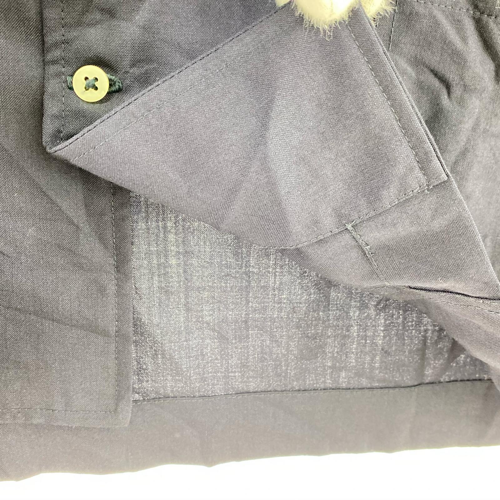 長袖シャツ de bonne facture シャツ ネイビー (46) 46 ネイビー