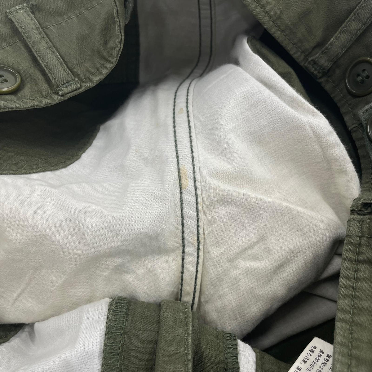 パンツ HOMME 21SS リップストップ カーゴパンツ カーキ (S) S カーキ