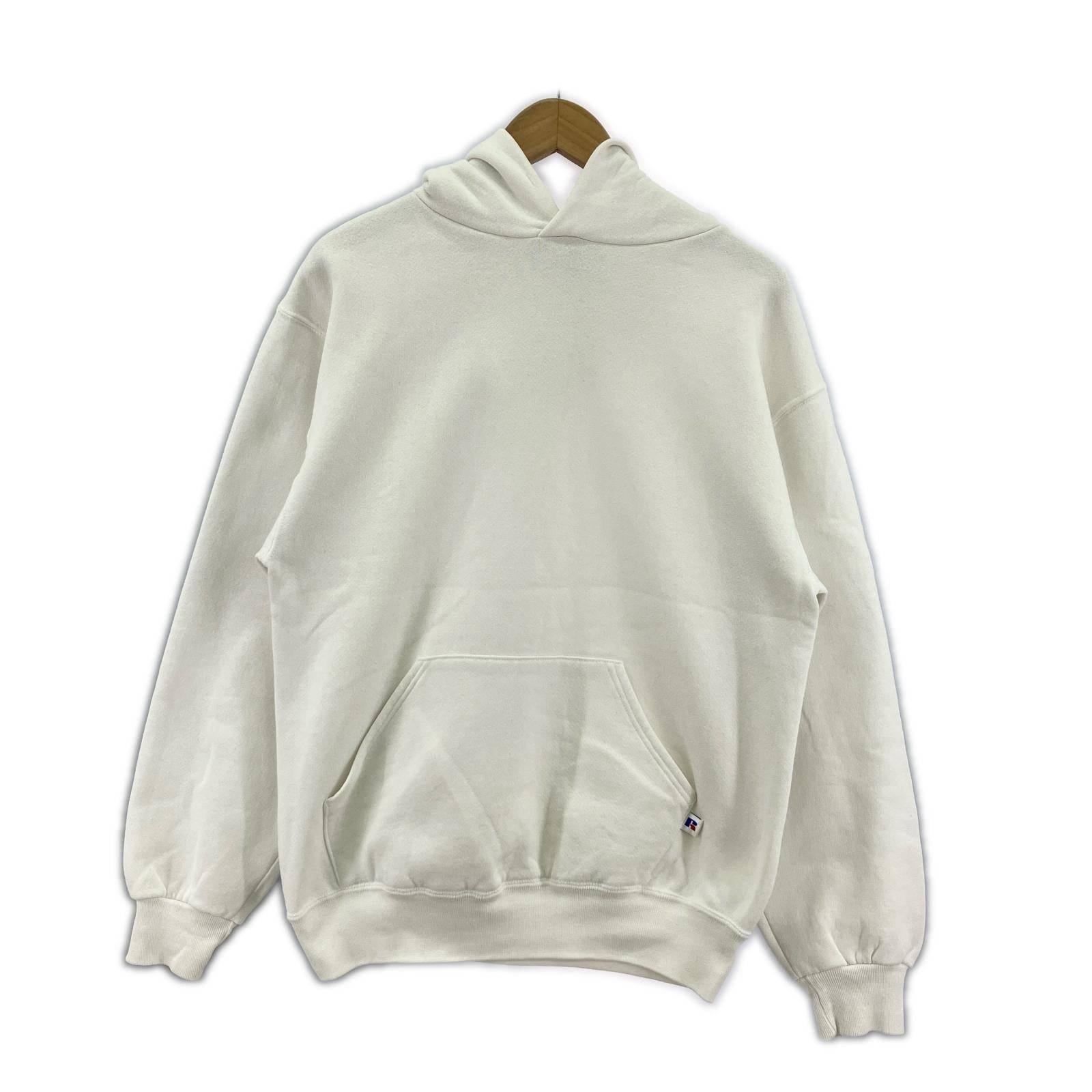 パーカー 90s RUSSELL USA製（M) M ホワイト