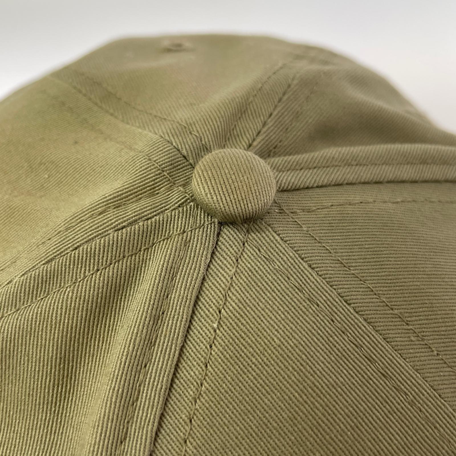 キャップ 00s NEWERA ロゴ刺繍 カーキ カーキ