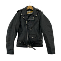 ライダースジャケット 80s USA製 Double Riders Jacket 32 ブラック