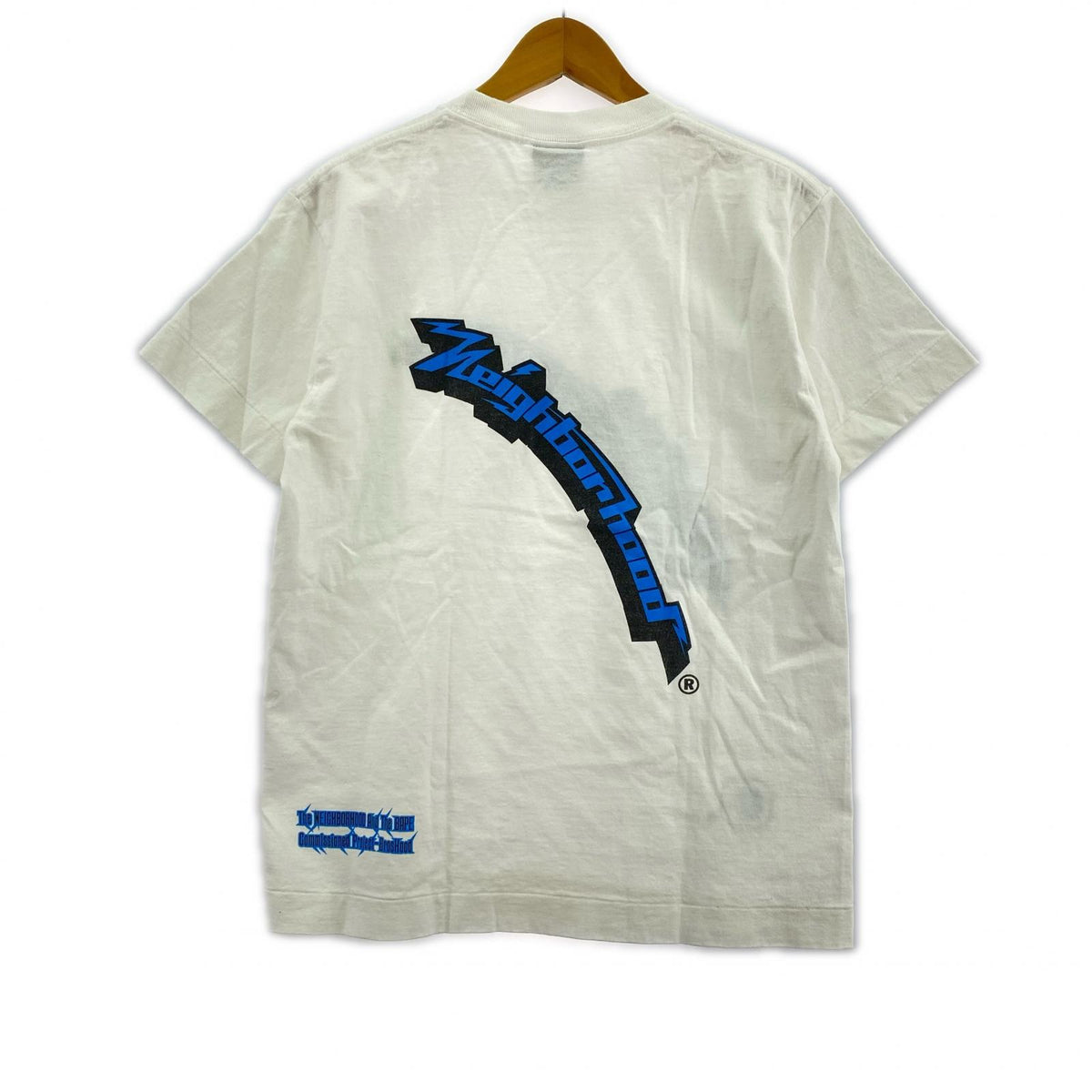 半袖Ｔシャツ A BATHING APE×NEIGHBORHOOD S/SｸﾞﾗﾌｨｯｸT 初期ﾀｸﾞ 白 (M) M ホワイト