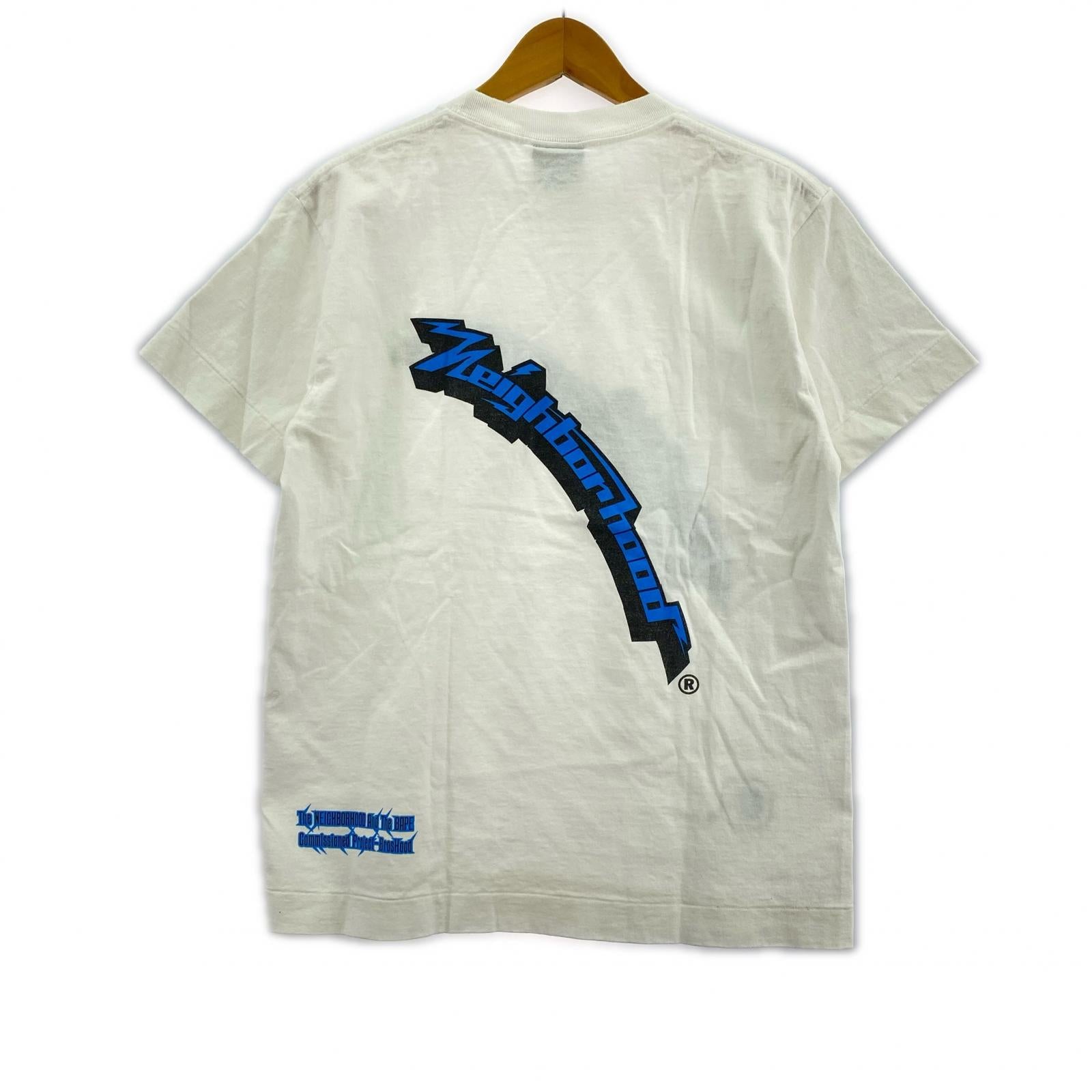 半袖Ｔシャツ A BATHING APE×NEIGHBORHOOD S/SグラフィックT 初期タグ 白 (M) M ホワイト