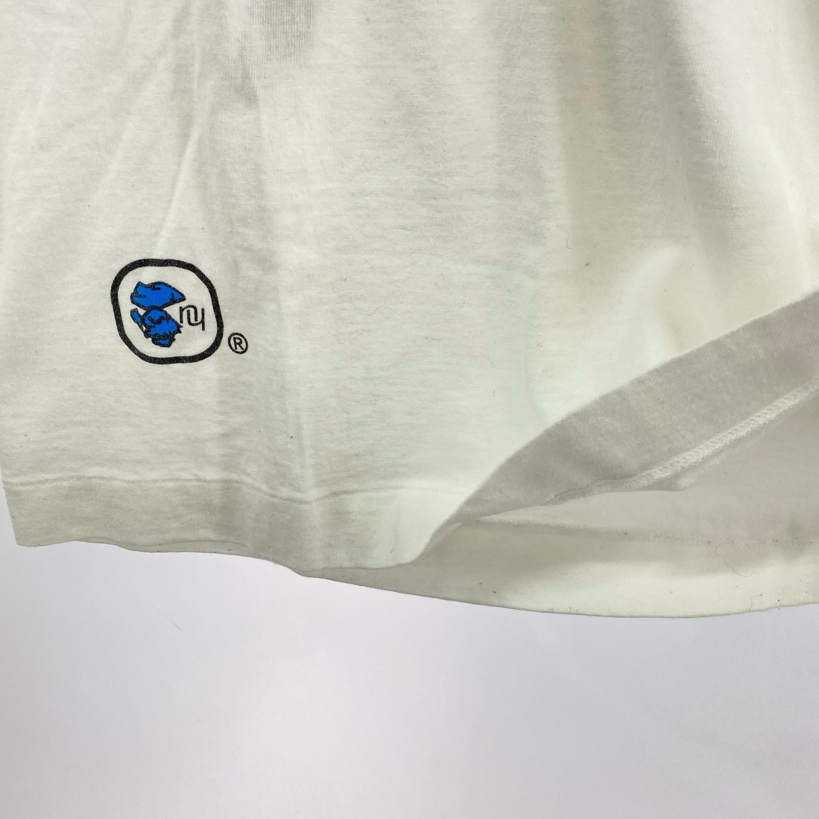 半袖Ｔシャツ A BATHING APE×NEIGHBORHOOD S/SグラフィックT 初期タグ 白 (M) M ホワイト